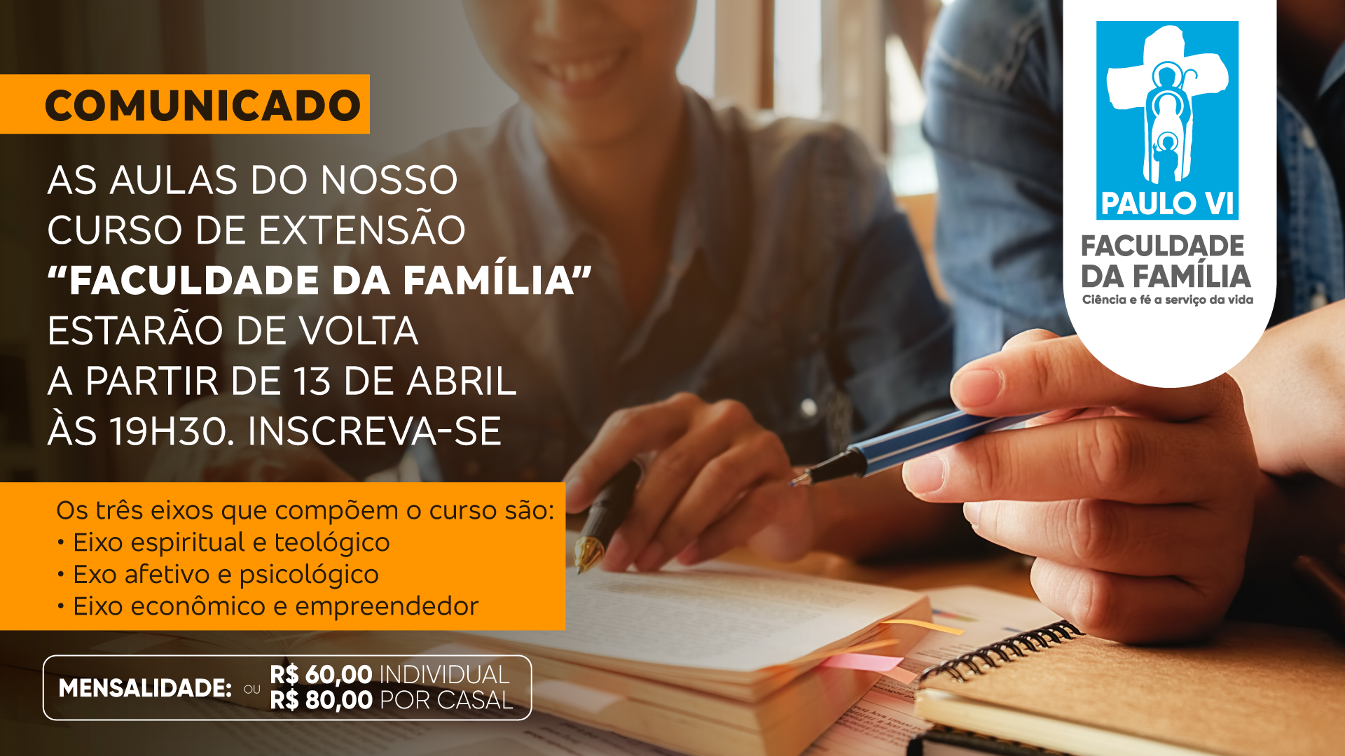 Curso de Extensão Faculdade da Família