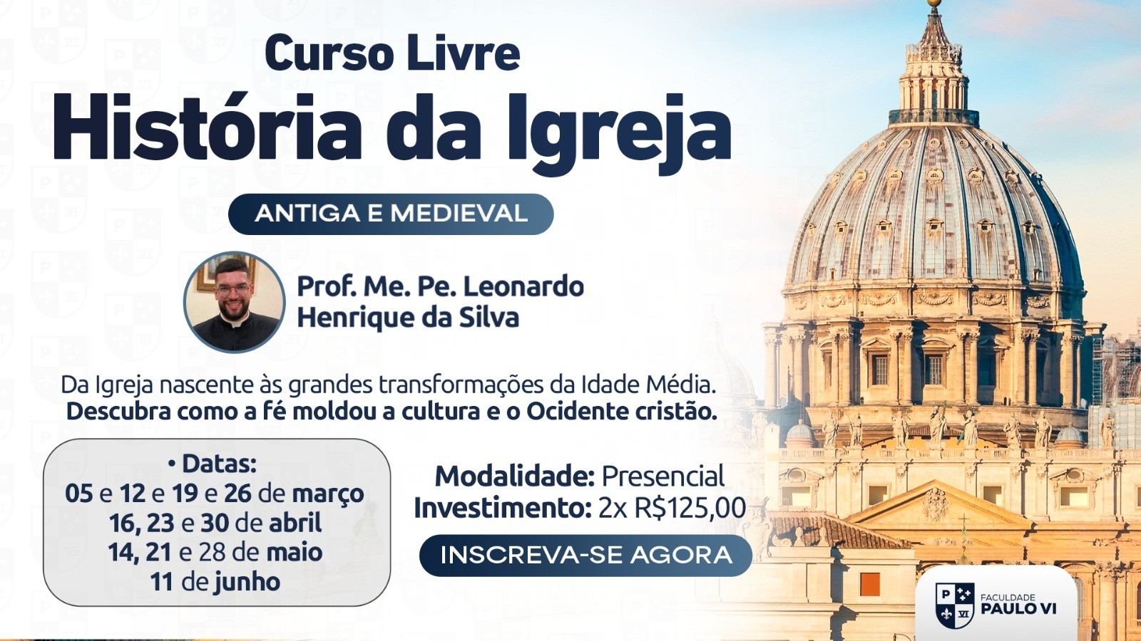 CURSO HISTÓRIA DA IGREJA – Antiga e Medieval